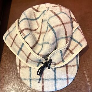 Elegant Plaid Women's Hat with Ear Flaps